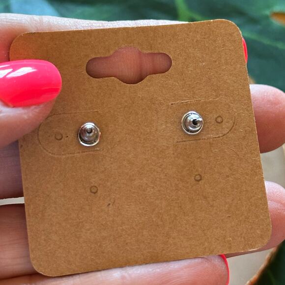 BOGO FREE CATS EYE FONE EARRINGS VINTAGE - Picture 5 of 5